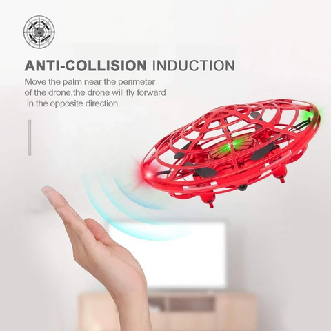 Image of Futuristic Flying Hand Operated Drone