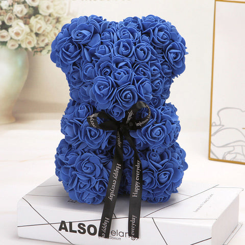 Image of Everlasting Rose Teddy Bear-Limited Stock